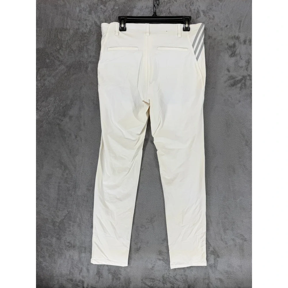 Adidas Mens Ultimate365 Tapered Golf Pants Cream White DQ2202 33x34